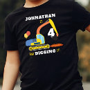 Search for excavator kids tshirts Digger