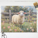 Search for sheep tissue paper Decoupage