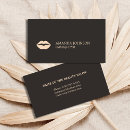 Search for lips business cards Beautician