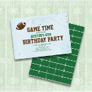 Search for football field birthday invitations Cute