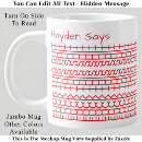 Search for large mugs Novelty