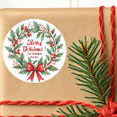 Search for pine wreath stickers Winter berries