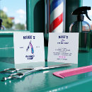 Search for mens business cards Hair stylist