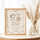 Search for baby is brewing diaper raffle Hand drawn