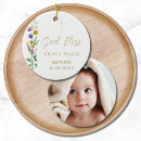 Search for wildflower christmas tree decorations Baptism