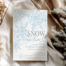 Search for snow bridal shower invitations Modern