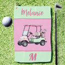 Search for fun golf towels Girly