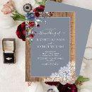 Search for burgundy lace wedding invitations Rustic