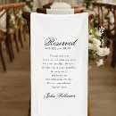 Search for reserved for father of bride wedding signs Couple