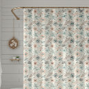 Search for retro atomic pattern shower curtains Space age