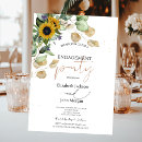 Search for sunflower engagement party invitations Eucalyptus