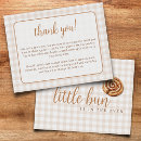 Search for bun in the oven cards Beige gingham