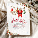 Search for santa baby shower invitations Snowflake