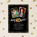 Search for balloons 60th birthday invitations Cheers to 60 years