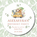 Search for pink zebra birthday party stickers For kids