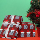 Search for hippo christmas wrapping paper Red