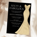 Search for sixty and fabulous invitations Dress