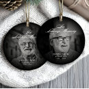 Search for loved one memory christmas tree decorations Black and white
