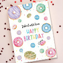 Search for donut birthday cards Whimsical