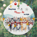Search for cat puns christmas tree decorations Watercolor