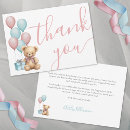 Search for bear baby shower thank you cards We can bearly wait