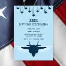 Search for pilot birthday invitations Blue