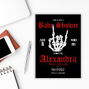 Search for punk baby shower invitations Rock