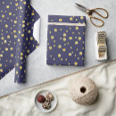 Search for navy wrapping paper Polka dots