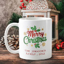 Search for rustic snowflake mugs Merry christmas