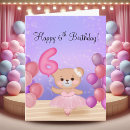 Search for 6th birthday cards Cute