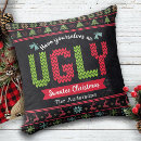 Search for ugly christmas sweater cushions Tacky