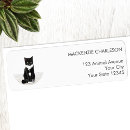 Search for pet return address labels Cat
