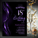 Search for black and purple invitations Modern
