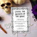 Search for typography halloween invitations Gothic