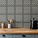 Search for black art deco tiles White