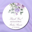 Search for lavender baby shower stickers Flowers