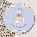 Search for owl baby shower thank you stickers Rustic