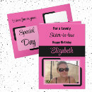 Search for sister in law birthday cards Black