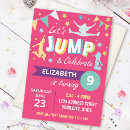 Search for trampoline birthday invitations House