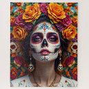 Search for day of the dead puzzles Skull