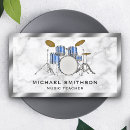 Search for musician drummer business cards Drum lessons