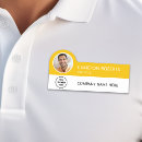 Search for yellow name tags Job title
