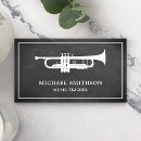 Search for jazz trumpet business cards Horn