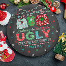 Search for ugly christmas sweater plates Festive