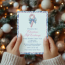 Search for candy cane christmas invitations Pink