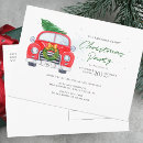 Search for vintage car invitations Red