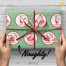 Search for red santa wrapping paper Retro