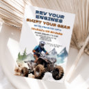 Search for atv birthday invitations Dirt bike atv