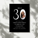 Search for hello invitations 30th
