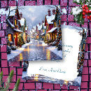 Search for snowy village christmas cards Town